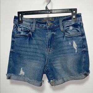 Arizona Jean Company Blue Distressed Jean Shorts